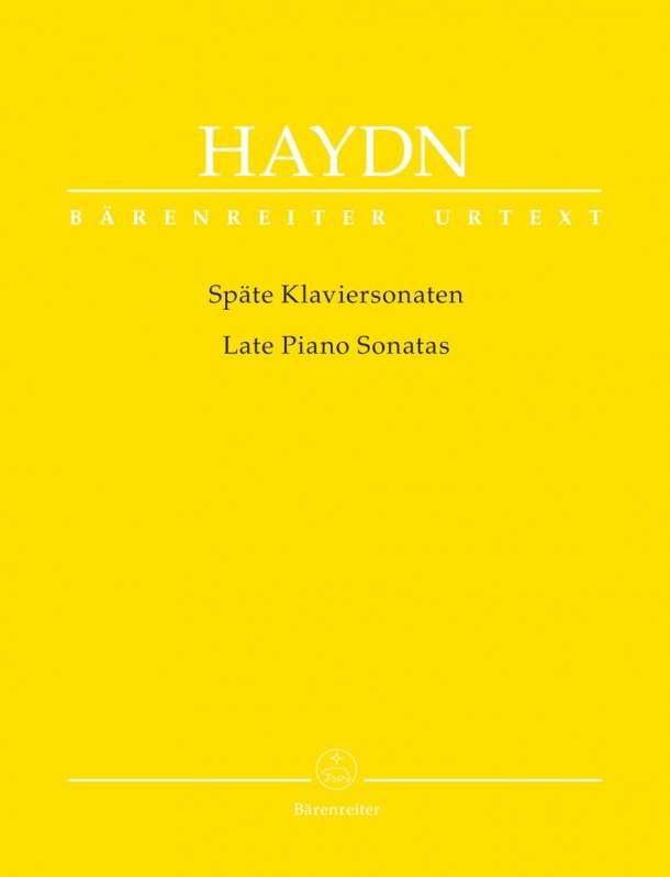 Haydn: Late Piano Sonatas published by Barenreiter