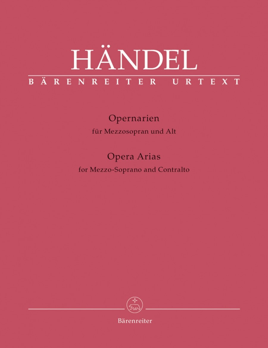 Handel: Aria Album for Mezzo-Soprano and Contralto published by Barenreiter