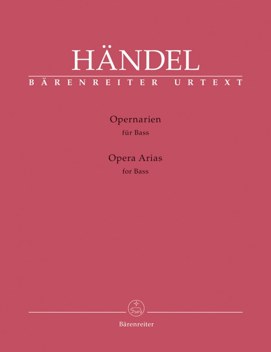 Handel: Aria Album for Bass published by Barenreiter
