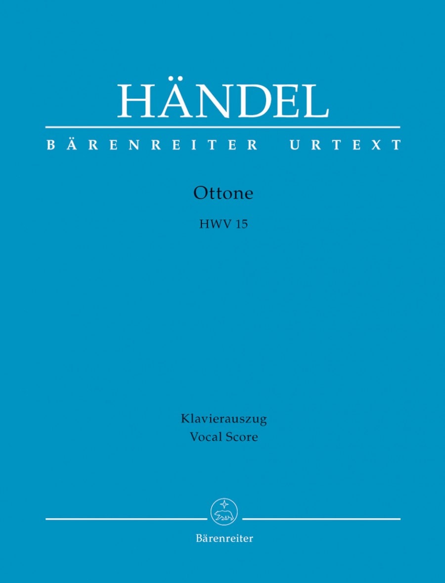 Handel: Ottone (HWV 15) (version of the 1723 performance) published by Barenreiter Urtext - Vocal Score