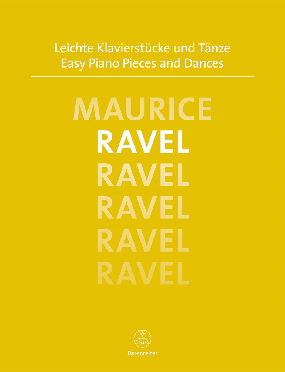 Ravel: Easy Piano Pieces And Dances published by Barenreiter