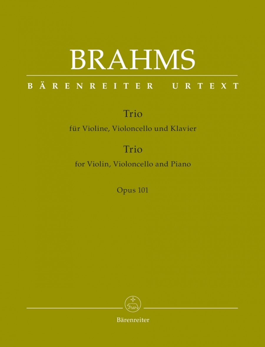 Brahms: Piano Trio No 3 in C minor Opus 101 published by Barenreiter