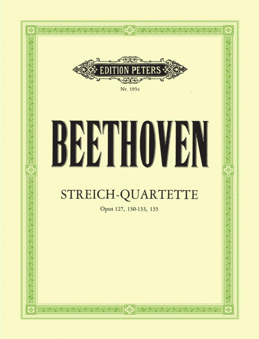 Beethoven: Complete String Quartets Volume 3 published by Peters