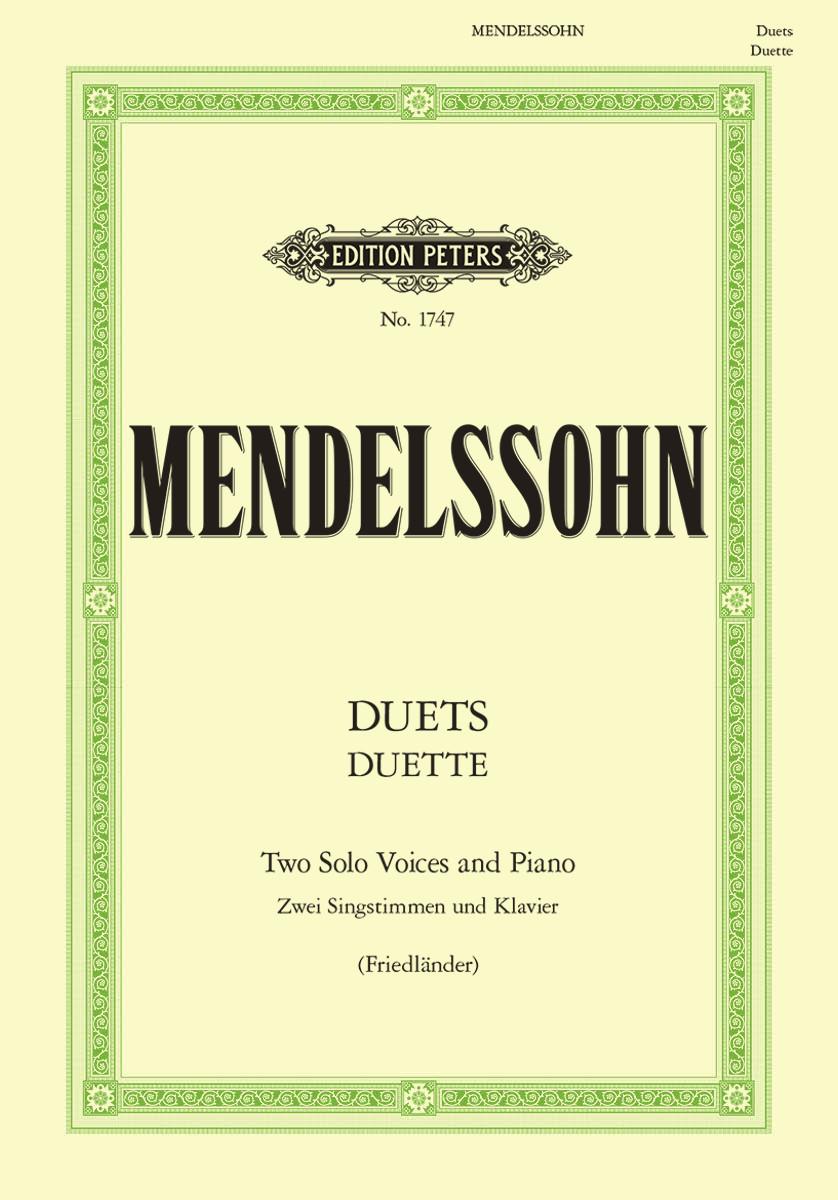 Mendelssohn: 19 Duets for 2 Sopranos published by Peters Edition
