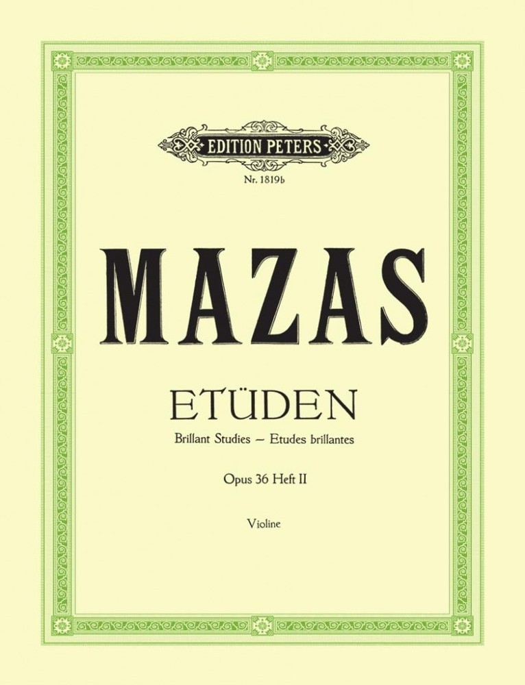 Forwoods ScoreStore Mazas Etudes Brillantes Opus 36 Volume 2 for