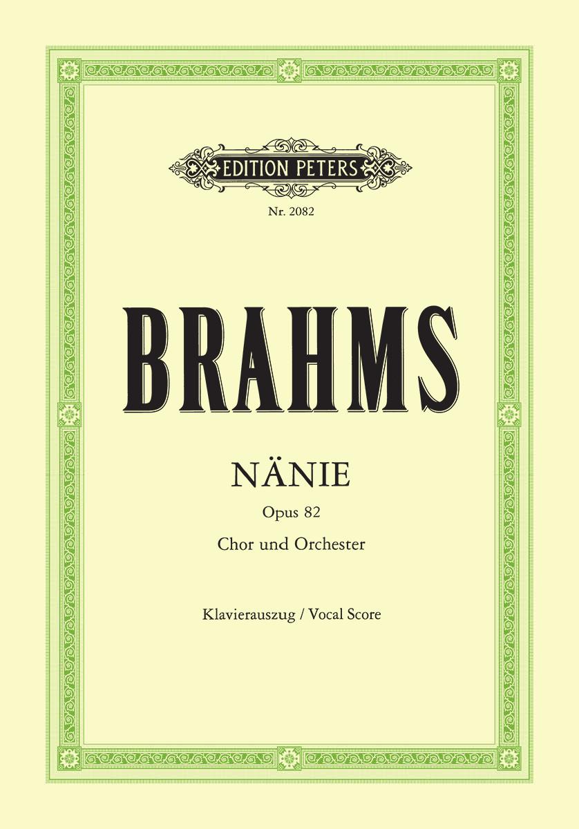 Brahms: Nanie published by Peters Edition - Vocal Score