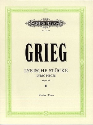 Grieg: Lyric Pieces Book 2 Opus 38 for Piano published by Peters