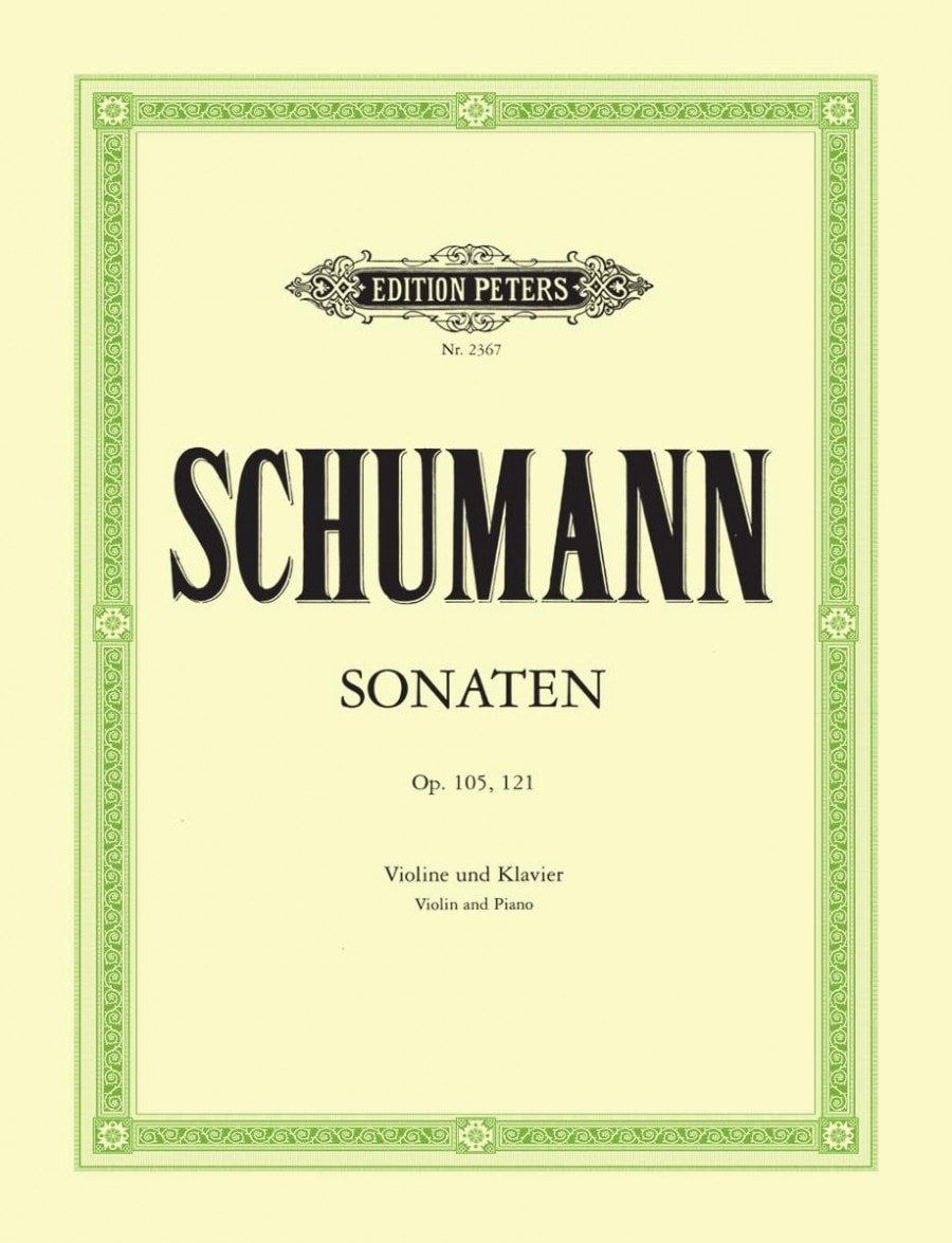 Schumann: Sonatas Op. 105 and Op.121 for Violin published by Peters Edition