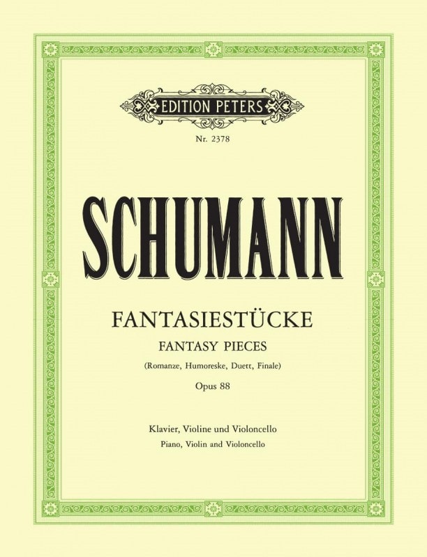 Schumann: Fantasy Pieces Opus 88 for Piano Trio published by Peters