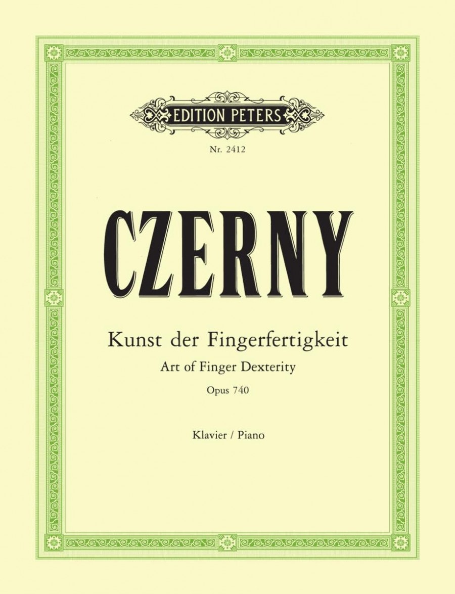 Czerny: Art of Finger Dexterity Complete Opus 740 for Piano published by Peters Edition