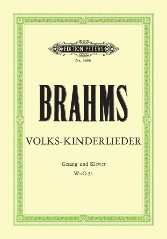 Forwoods ScoreStore Brahms 14 Children's Folk Songs published by