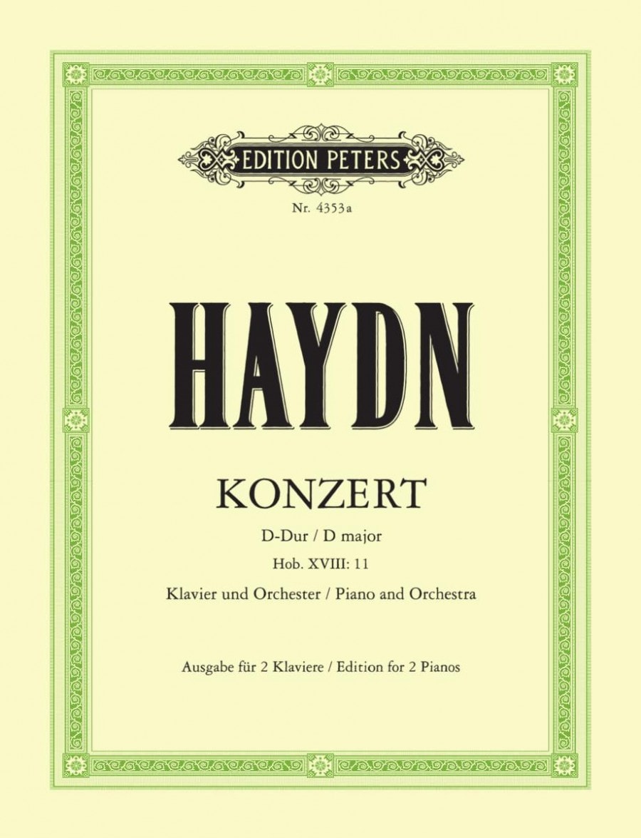 Haydn: Piano Concerto No.1 in D Hob.XVIII:11 published by Peters Edition