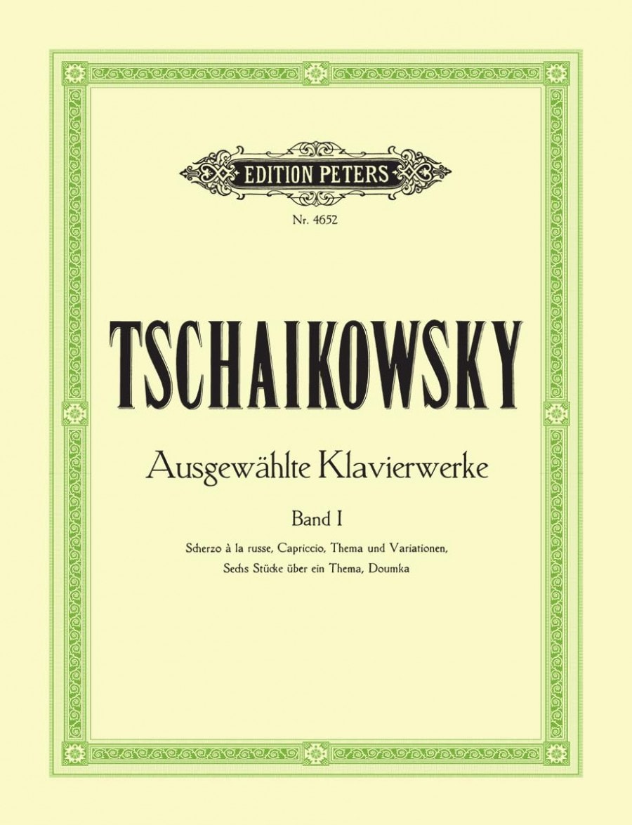 Tchaikovsky: Selected Piano Works Volume 1 published by Peters
