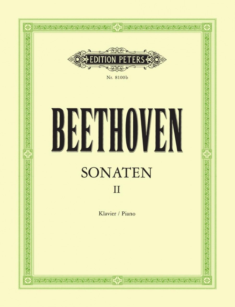 Beethoven: Piano Sonatas Volume 2 published by Peters