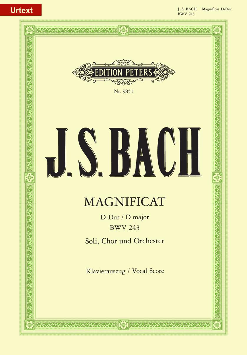 Bach: Magnificat in D (BWV 243) published by Peters - Vocal Score
