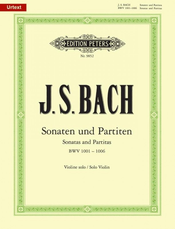 Bach: Sonatas und Partitas BWV1001-1006 for Violin published by Peters Urtext Edition