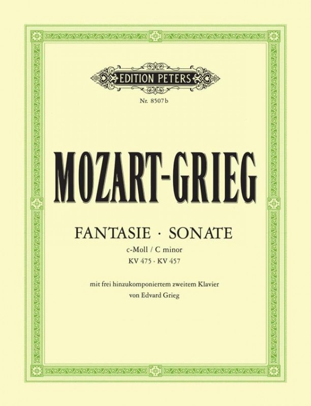 Mozart: Sonata in C minor K457 for Two Pianos published by Peters