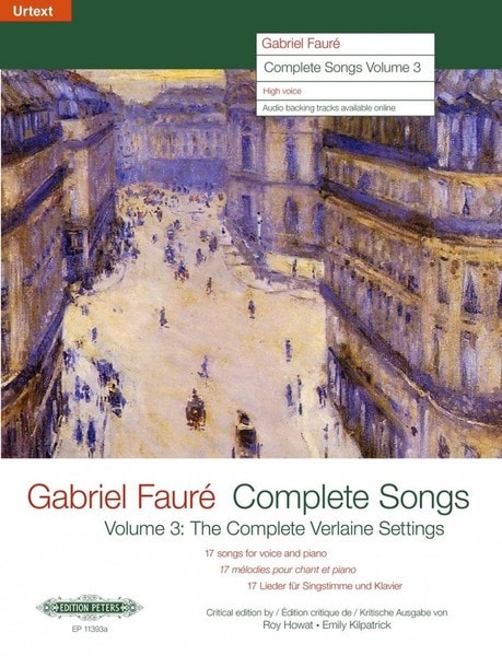 Faur: Complete Songs Volume 3 (High Voice) published by Peters