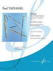 Taffanel: Arioso (Extrait D'Eugne Oneguine) Opus 24 for Flute published by Billaudot