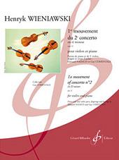 Wieniawski: 1st Movement of Concerto No 2 for Violin published by Billaudot