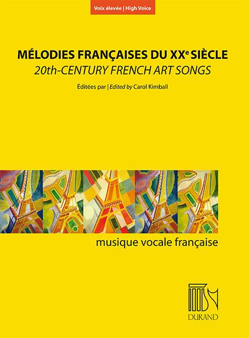20th Century French Art Songs (Mlodies franaises du XXe Sicle) High published by Durand