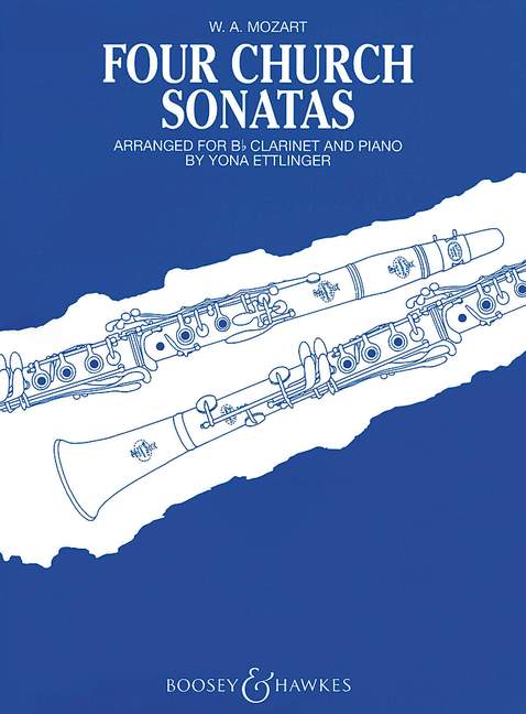 Mozart: Four Church Sonatas for Clarinet published by Boosey & Hawkes