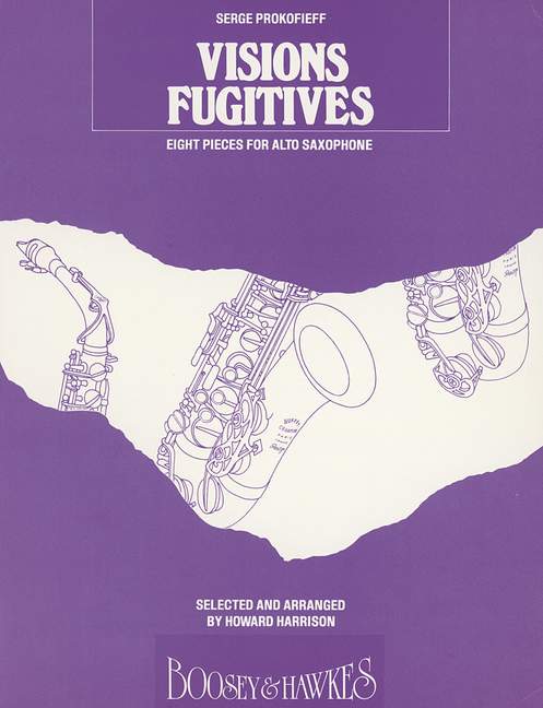 Prokofiev: Visions Fugitives Opus 22 for Saxophone published by Boosey & Hawkes