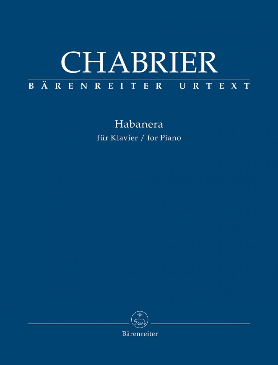 Chabrier: Habanera for Piano published by Barenreiter
