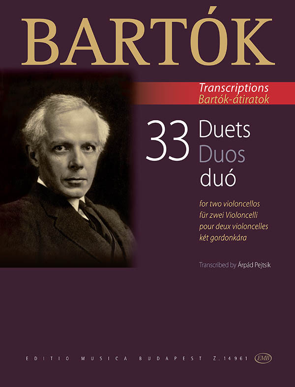 Bartok: 33 Duets for Cello published by EMB
