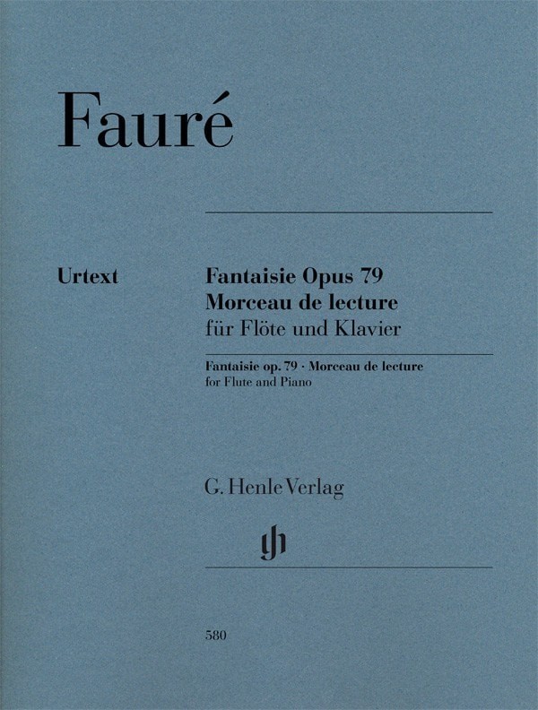 Forwoods Scorestore Faure Fantaisie Opus 79 Morceau De Lecture For Flute Published By Henle Forwoods Scorestore Faure Fantaisie Opus 79 Morceau De Lecture For Flute Published By Henle
