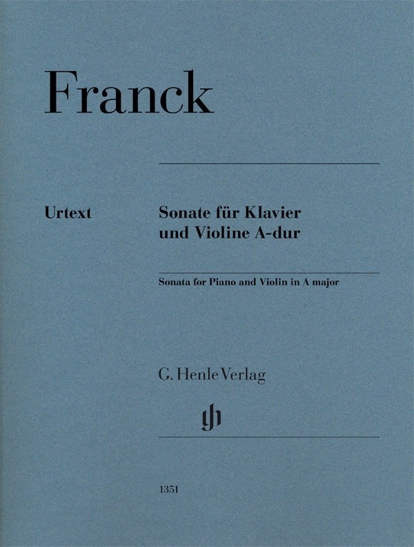 Forwoods ScoreStore Franck Sonata in A major for Violin published by
