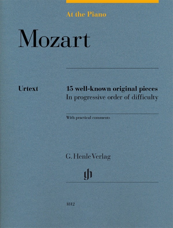 At The Piano - Mozart published by Henle