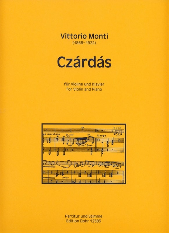 Monti: Czardas for Violin published by Dohr