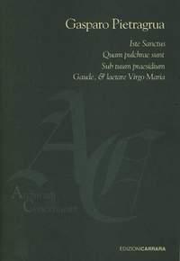 Pietragrua: Iste Sanctus published Carrara - Vocal Score