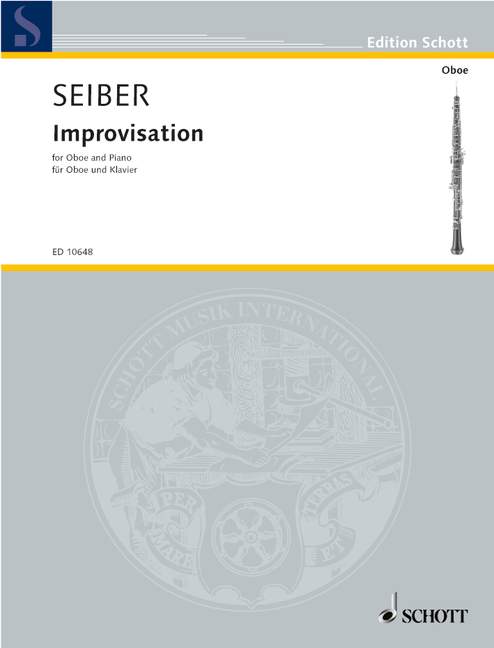 Seiber: Improvisation for Oboe published by Schott