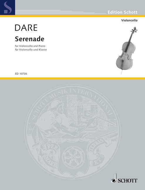 Dare: Serenade for Cello published by Schott