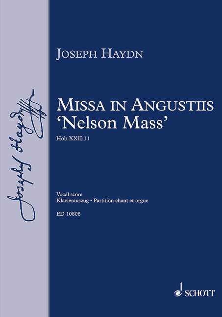 Haydn: Nelson Mass published by Schott - Vocal Score