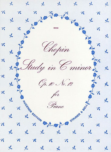 Chopin: Etude in C minor Opus 10 No 12 (Revolution) for Piano published by Stainer & Bell