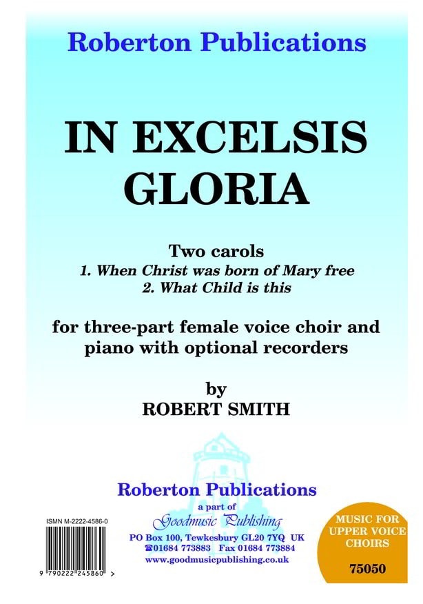 Smith: In Excelsis Gloria SSA published by Roberton