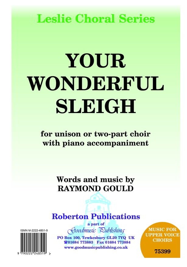 Gould: Your Wonderful Sleigh 2pt published by Roberton
