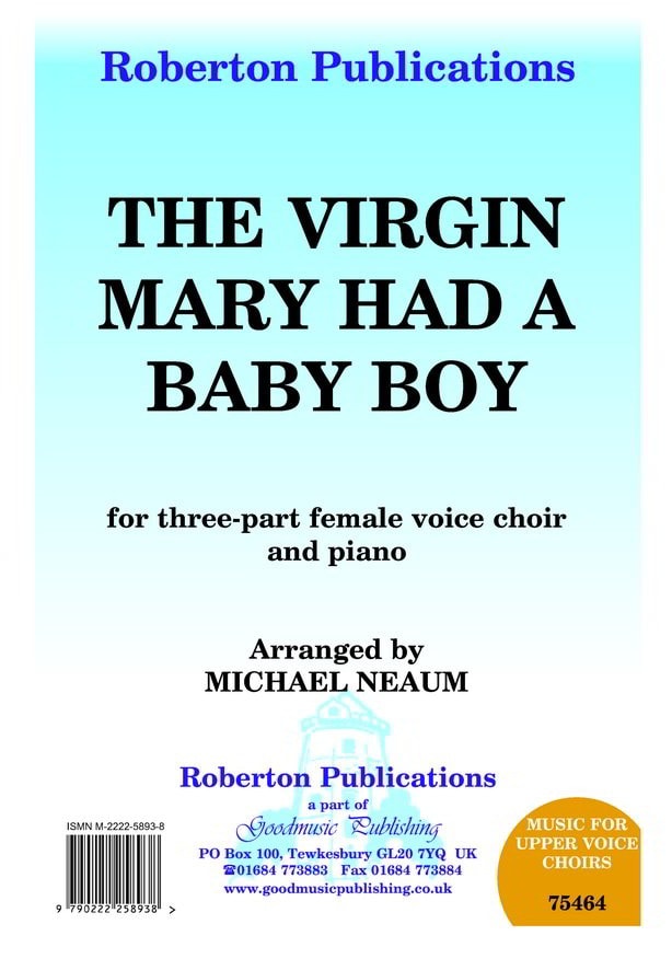 Neaum: Virgin Mary Had A Baby Boy SSA published by Roberton