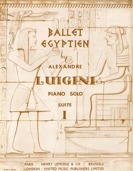 Luigini: Ballet Egyptien for Piano published by UMP