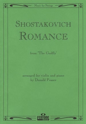 Shostakovich: Romance from the Gadfly for Violin published by Fentone