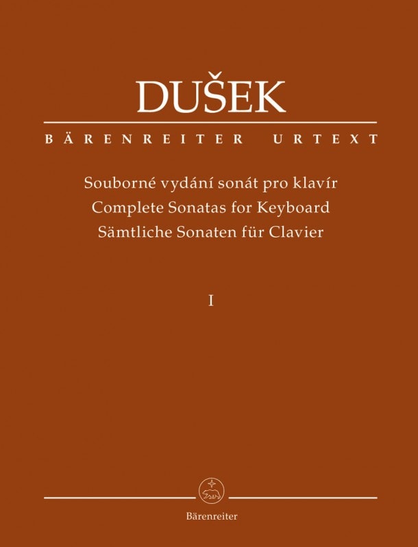 Dusek: Complete Sonatas for Keyboard Volume 1 published by Barenreiter