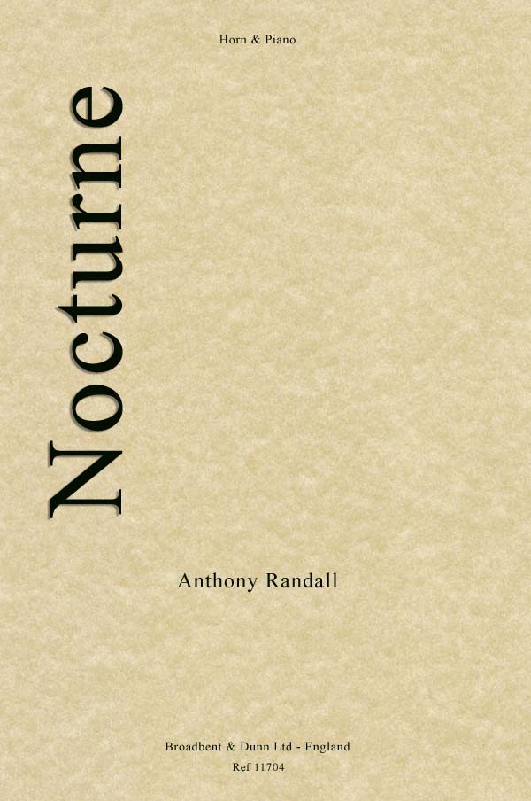 Randall: Nocturne for Horn published by Broadbent & Dunn