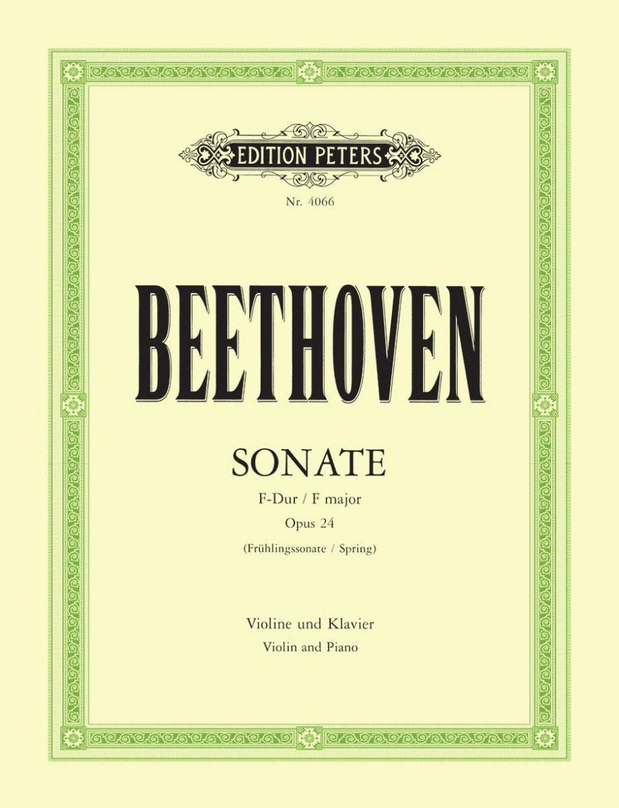 Beethoven: Sonata in F Opus 24 (Spring) for Violin published by Peters Edition
