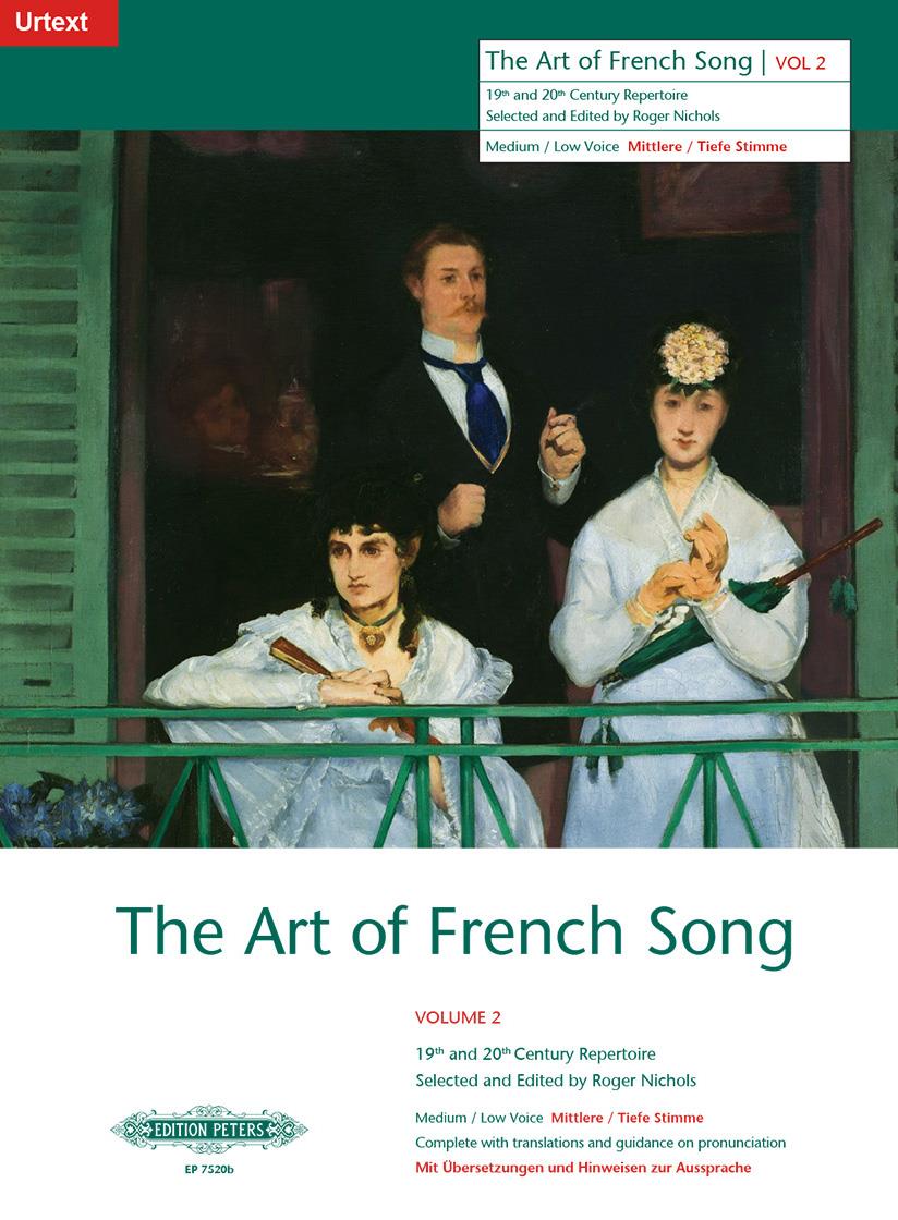 Art of French Song Volume 2 Medium/Low published by Peters Edition