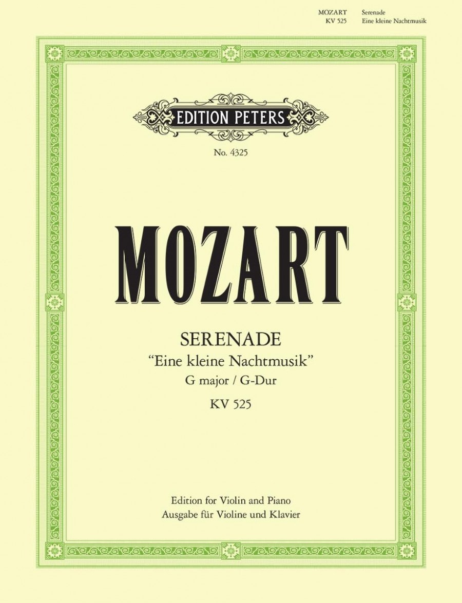Mozart: Eine Kleine Nachtmusik K525 for Violin published by Peters Edition