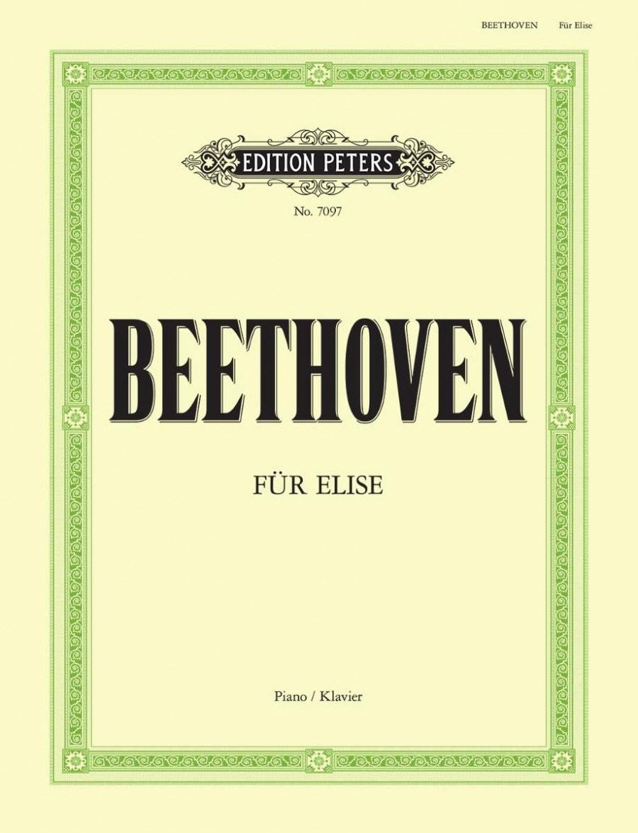 Beethoven: Fur Elise for Piano published by Peters Edition