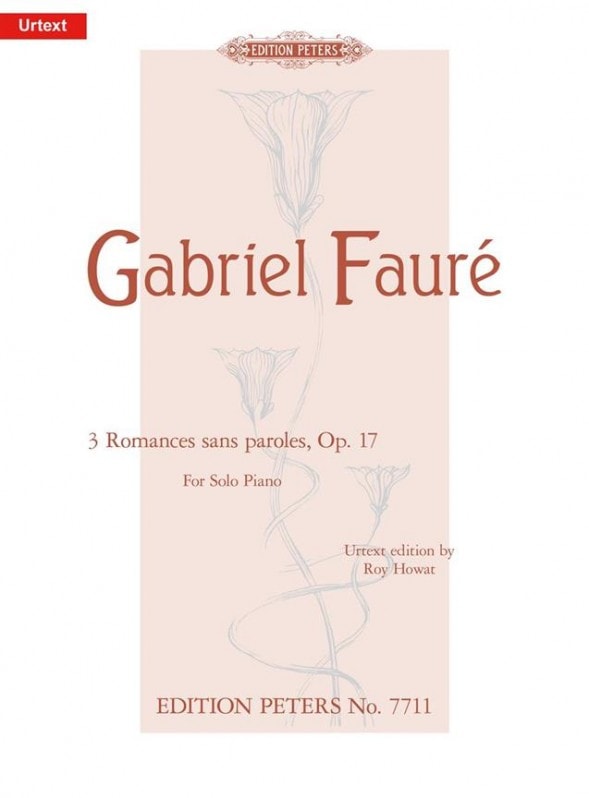 Forwoods ScoreStore | Faure: Romance Sans Paroles Opus 17 for Piano ...